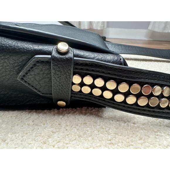 Steve Madden: Black Riveted Crossbody Bag - Picture 7 of 16